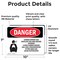 Signmission Carbon Dioxide Gas Ventilate Danger Sign, Vinyl Decal, 10in W x 7in L, 2PK OS-2PACK-DS-D-710-L-2413 - alternate 2